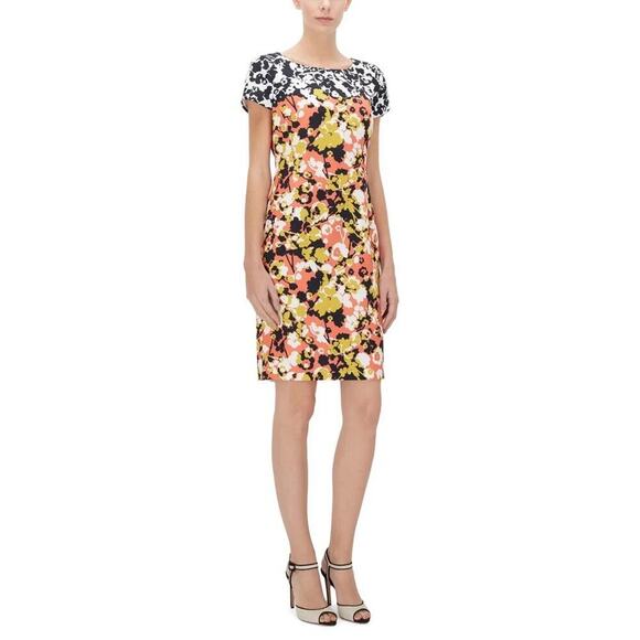 Boss Donisa Floral Patterned Dress Sz 8 - Picture 1 of 10